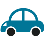 配車・返却料金（片道）のアイコン