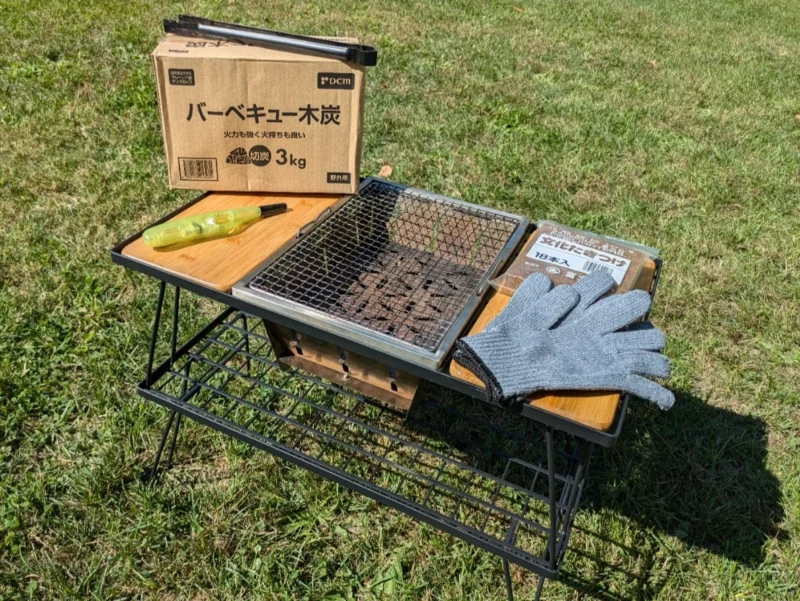 サーモンレンタカーのオプションレンタル品｜BBQセット